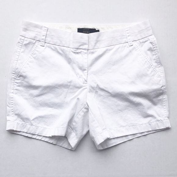 J. Crew Pants - J. Crew White Chino Shorts sz 4
